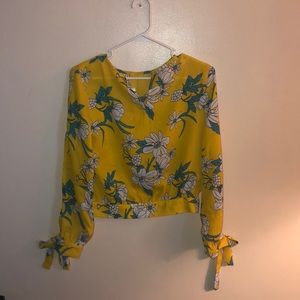 Yellow Floral Top